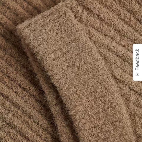 Express Cozy Ribbed One Shoulder Midi Sheath Dress size small - Picture 5 of 9